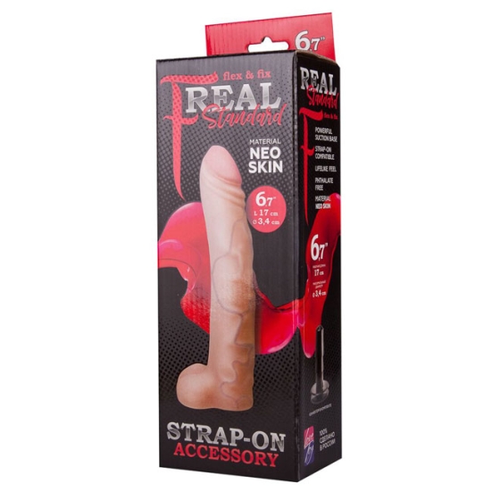 Фаллос-насадка Real Standard 6,7&quot;
