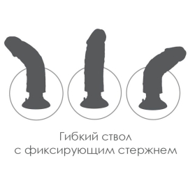 Фаллос-вибратор 7&quot; Vibrating Cock with Balls